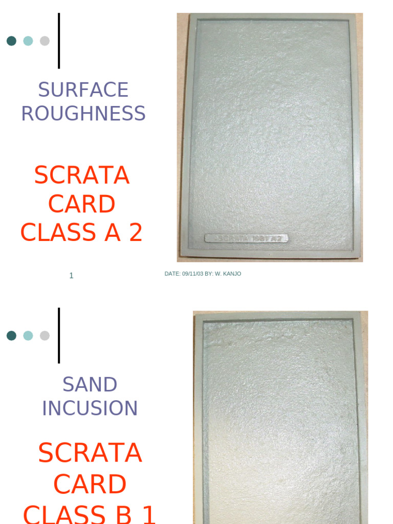 Scrata Card Surface Defects Guide | PDF