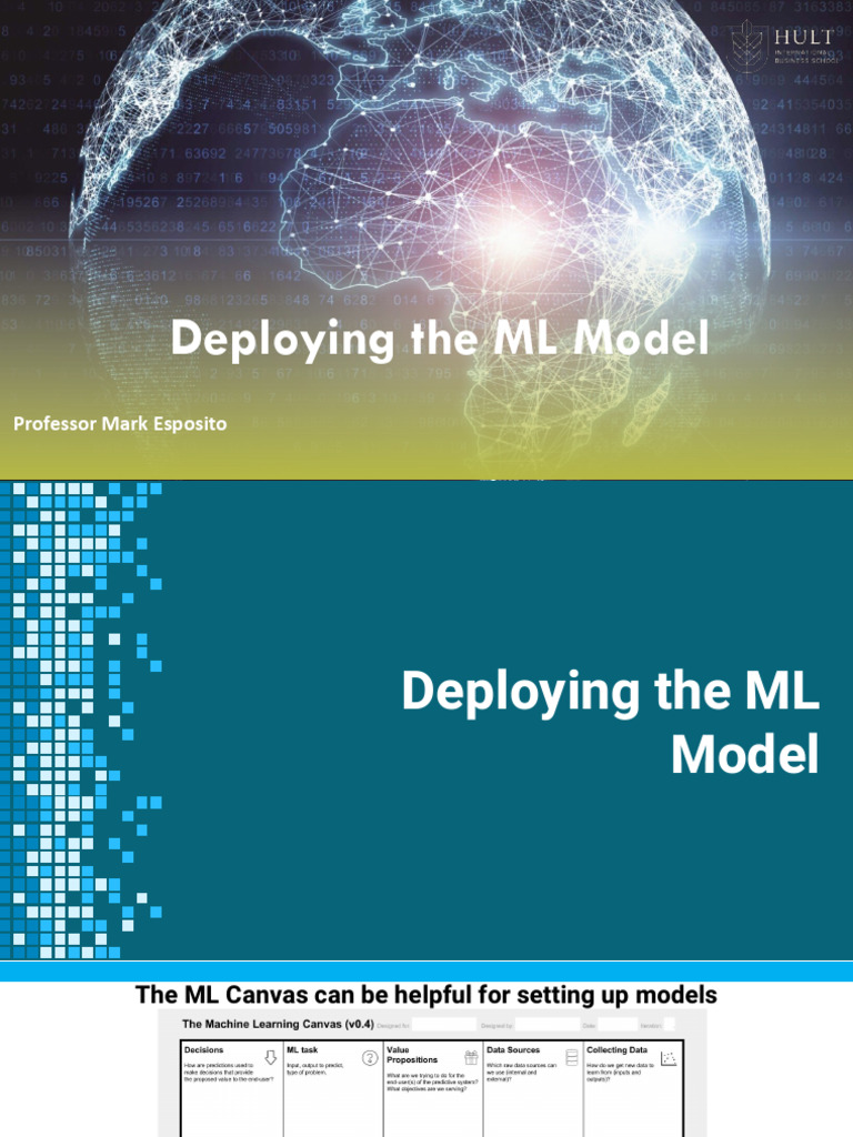 Deploying ML Models with the ML Canvas | PDF | Machine Learning ...