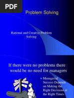 Rational and Creative Problem Solving