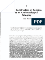 Asad Construction of Religion as an Anthropological Category
