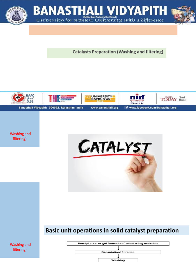 Catalyst Preparation Techniques Explained | PDF | Sintering | Carbon ...