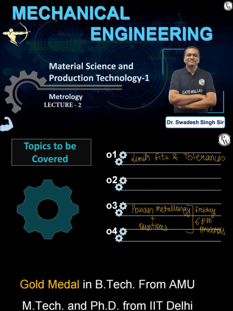 Metrology 02 - Class Notes | PDF