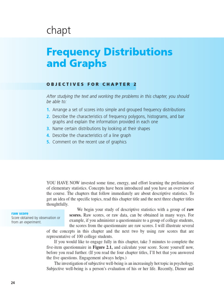 Frequency Distributions in Statistics | PDF | Histogram | Skewness