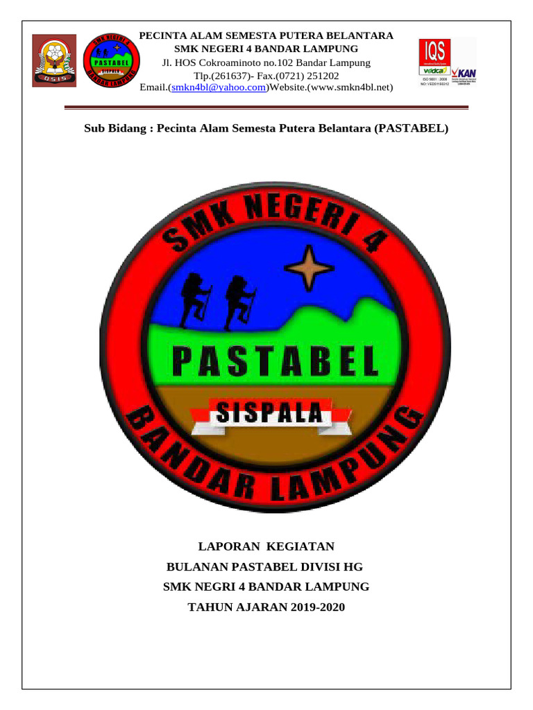 Laporan Ekspedisi Gunung Betung PASTABEL | PDF