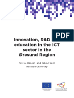 Innovation, R&D and Education in The ICT Sector in The Øresund Region