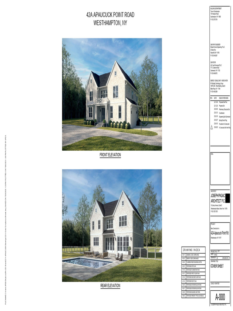 42A Apaucuck - Original Plans | PDF | Framing (Construction) | Civil ...