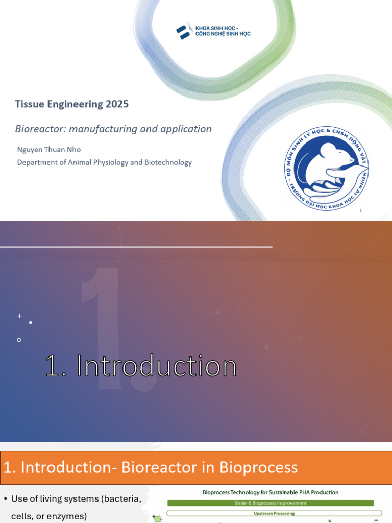 Bioreactor Design in Tissue Engineering | PDF | Tissue Engineering ...