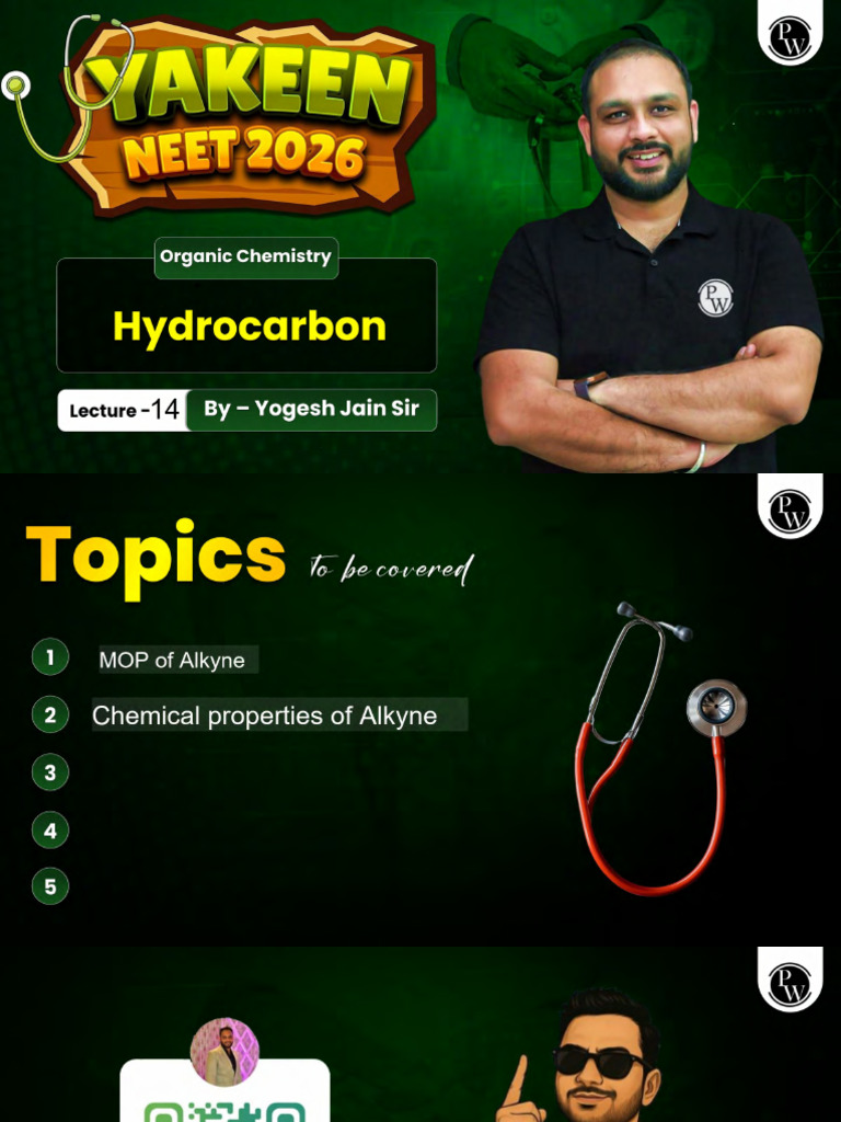 6943ef6a8f18aaafdf3d7d7f_##_Hydrocarbon 14 _ Class Notes __ Yakeen NEET ...