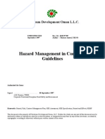 Hazard Management in Contracts Guidelines: Petroleum Development Oman L.L.C