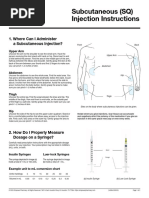 Self-Administering B12 Injections Guide | PDF | Syringe | Injection ...