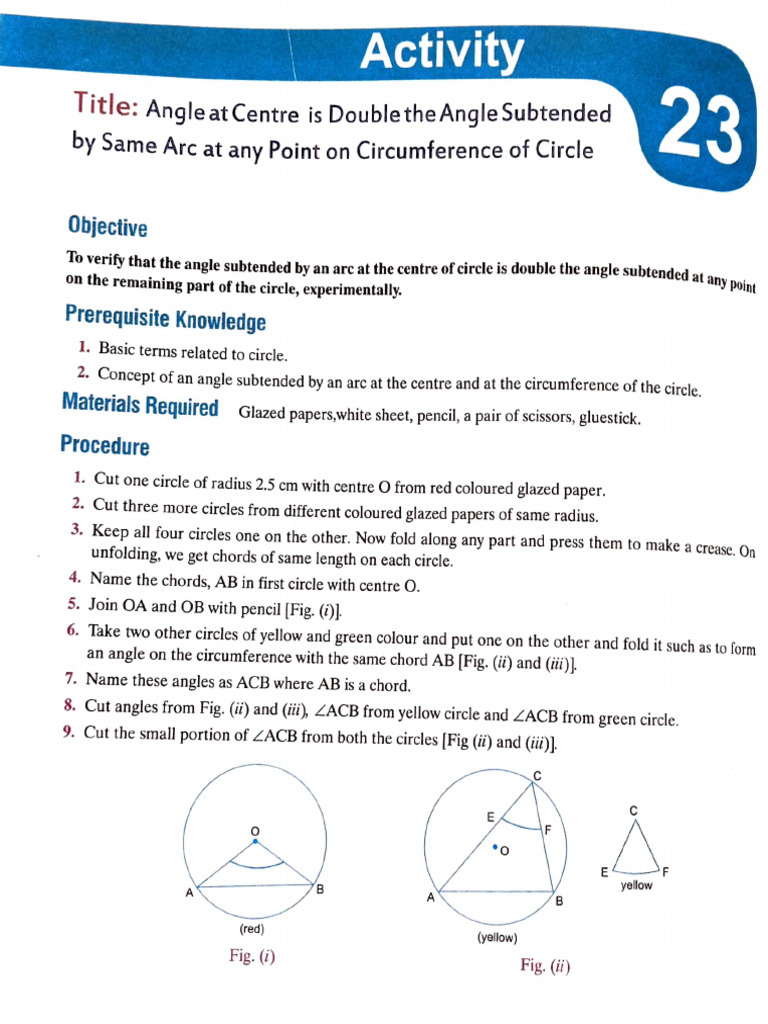 Activity: Prerequisite Knowledge | PDF | Circle | Rectangle