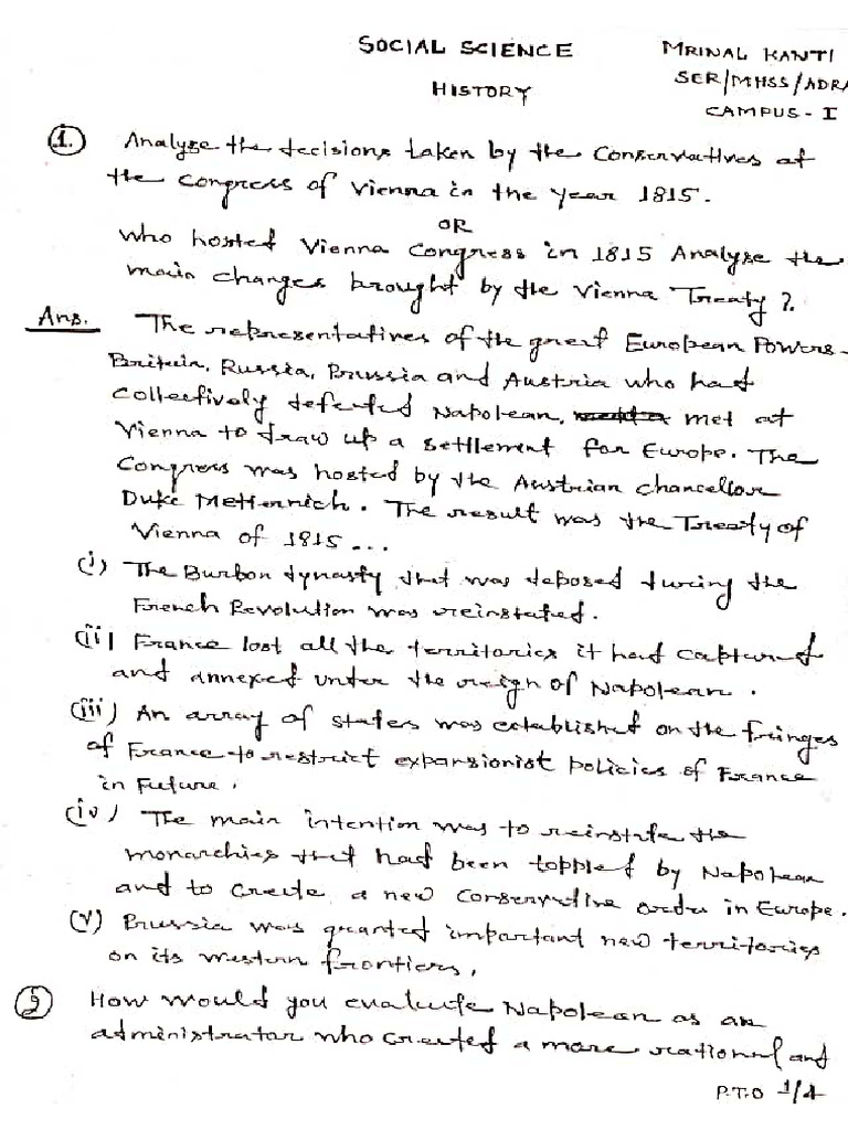 Long Questions (History) | PDF