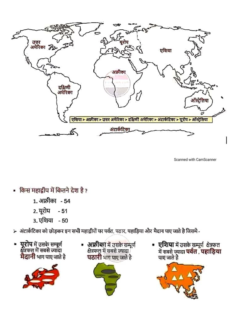 Map Study Material | PDF