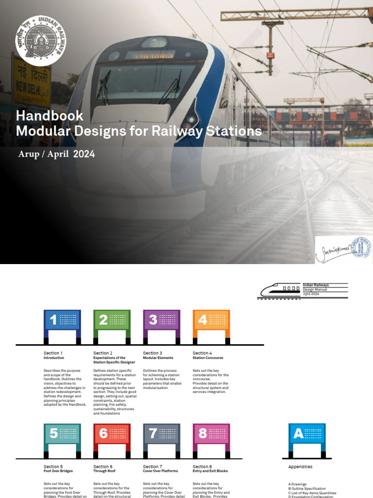 Modular Railway Station Design Manual | PDF | Accessibility | Rail ...