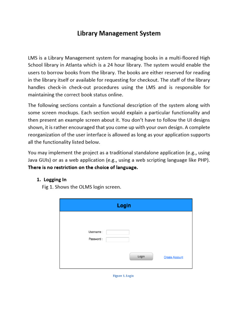 High School Library Management System | PDF | Books | Login