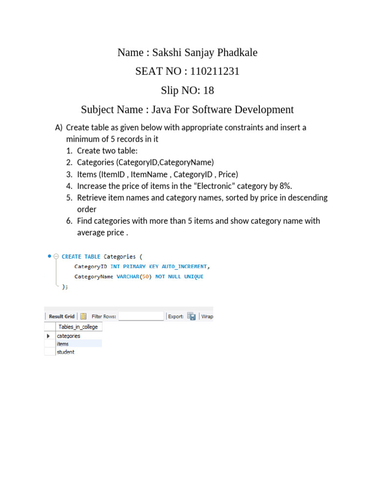 Java Development Tasks and Python Code | PDF