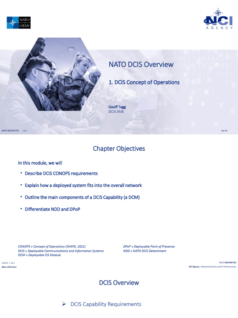 NR Dcis Conops 09xx v22.01 | PDF | Computer Engineering | Computing