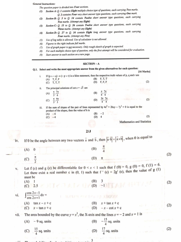 Maths Vv Imp Questions | PDF