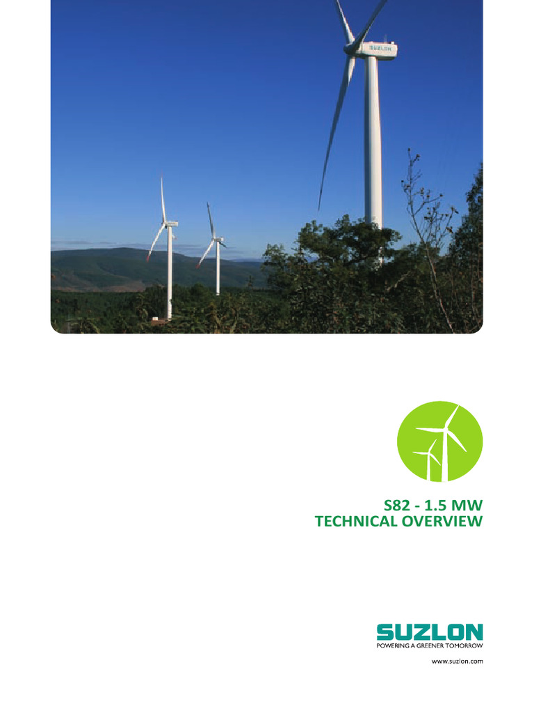 S82 1.5 MW Wind Turbine Overview | PDF | Wind Turbine | Turbine