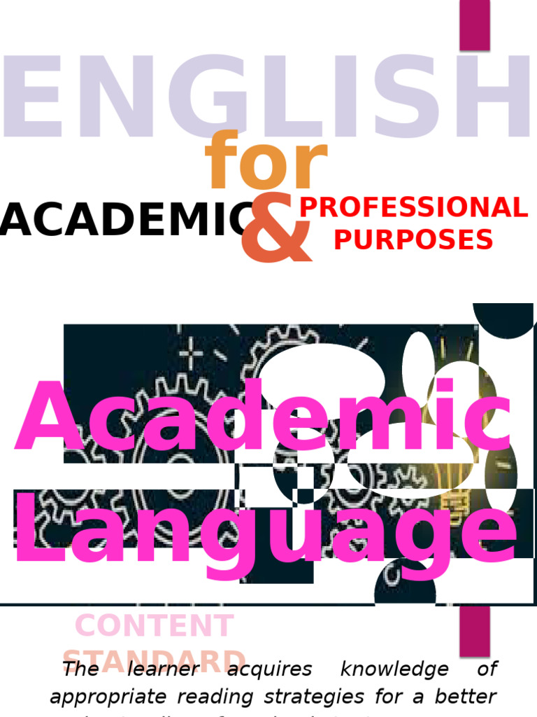 Academic vs. Social Language Guide | PDF | Learning | Vocabulary