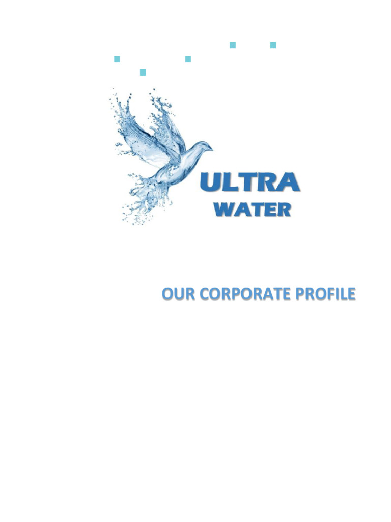 Ultra Water Pty LTD Corporate Image 2018 5 | PDF | Water Purification ...