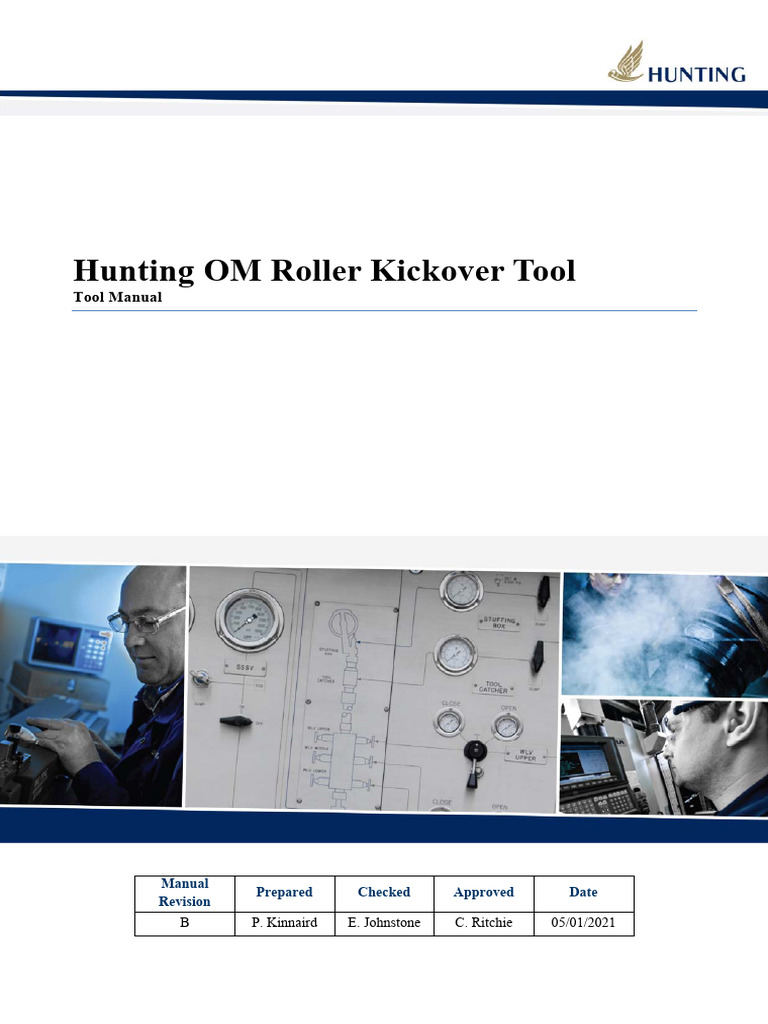 Hunting OM Roller Kickover Tool Manual | PDF | Personal Protective ...