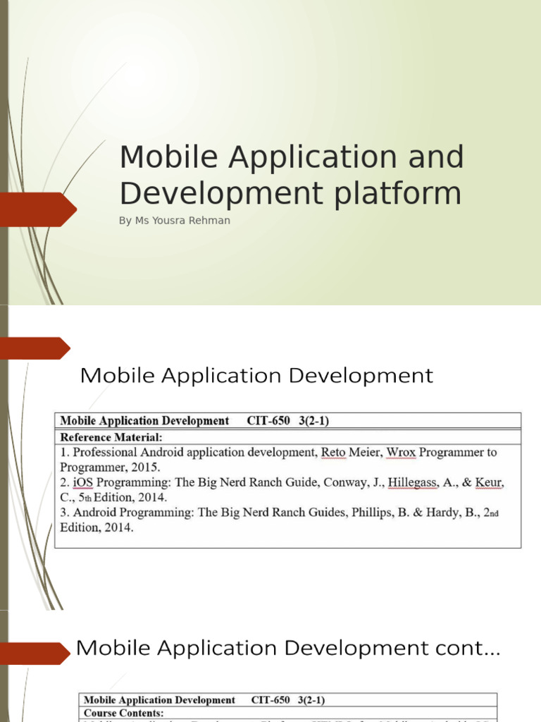 Mobile App Development Platforms Explained | PDF | Ios | Mobile App