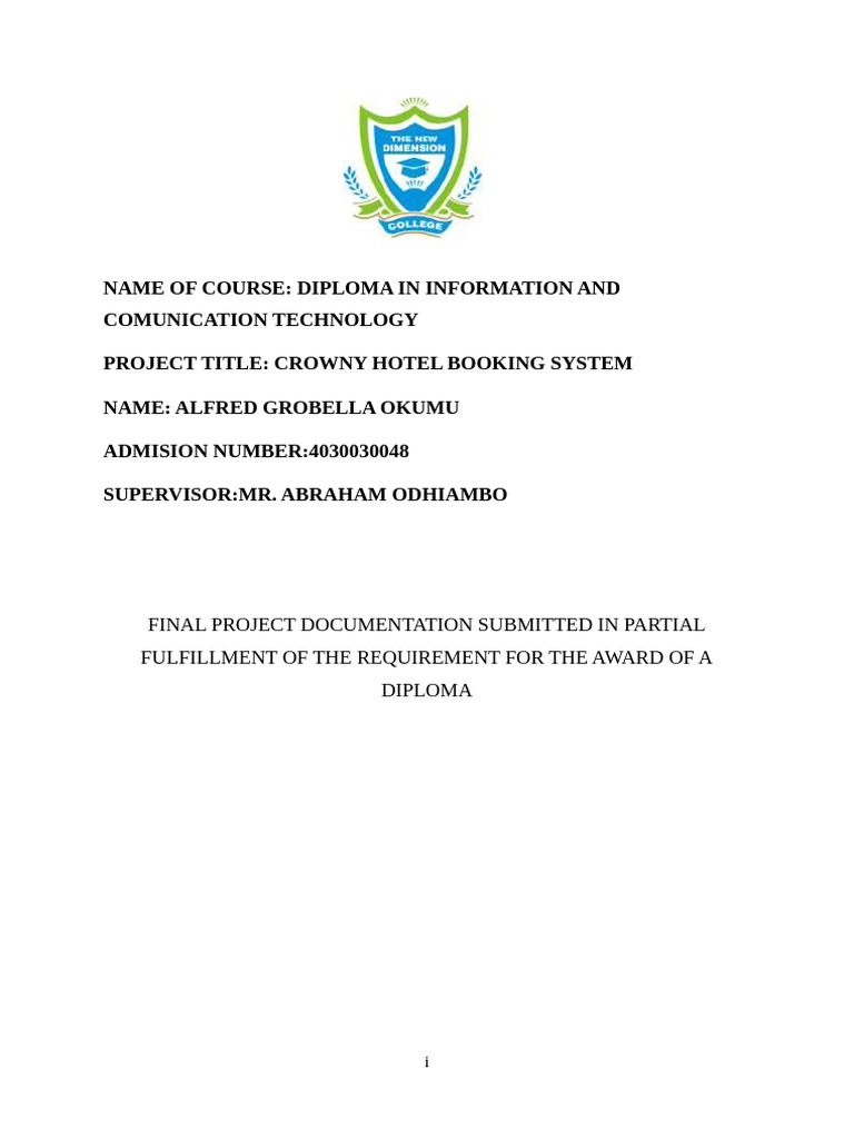 ICT Final Project Document | PDF | Software Testing | Databases