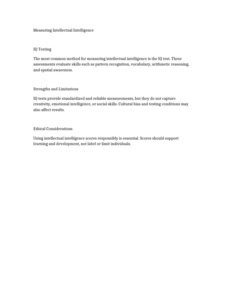 Understanding IQ Testing and Its Impact | PDF