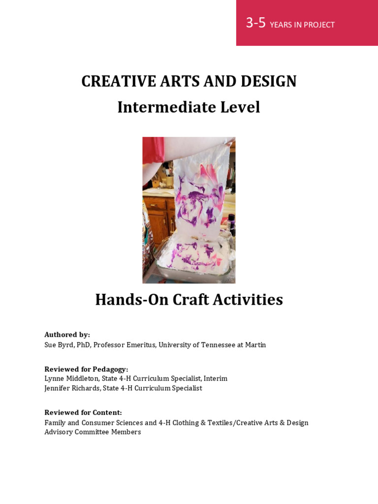 Intermediate Creative Arts HandOn Crafts | PDF | Weaving | Yarn