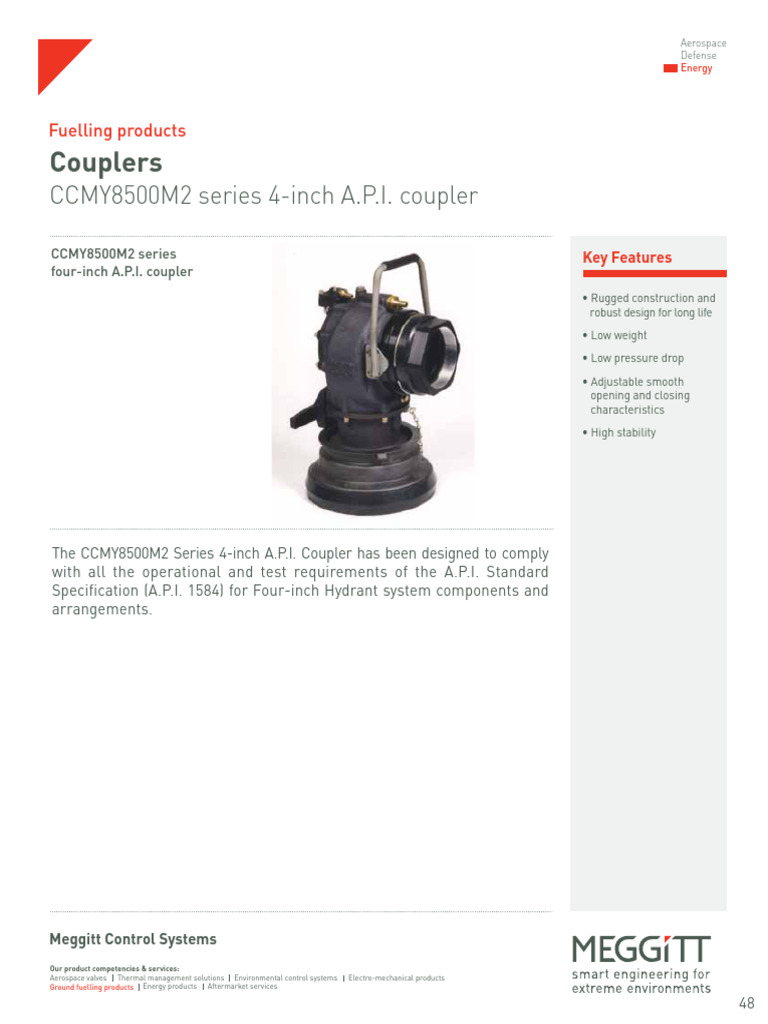 4-inch A.P.I. Coupler Specifications | PDF | Valve | Stainless Steel