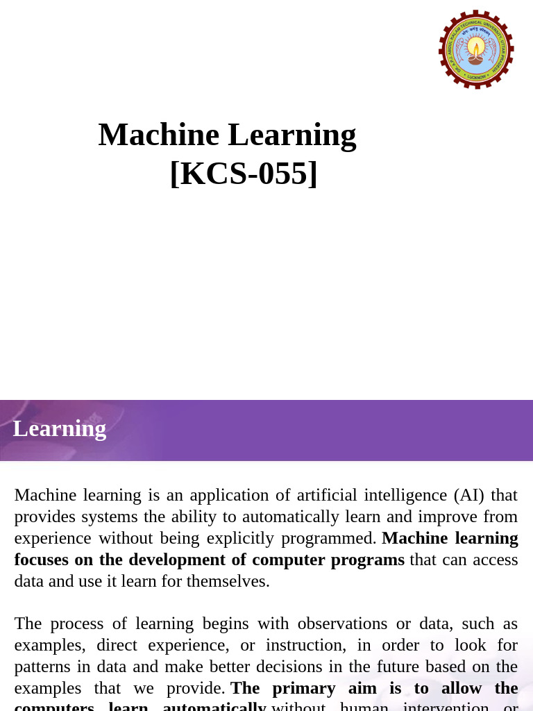 Understanding Machine Learning Basics | PDF | Cluster Analysis ...