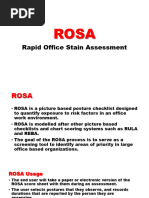 ROSA Ergonomic Assessment Worksheet | PDF | Chair