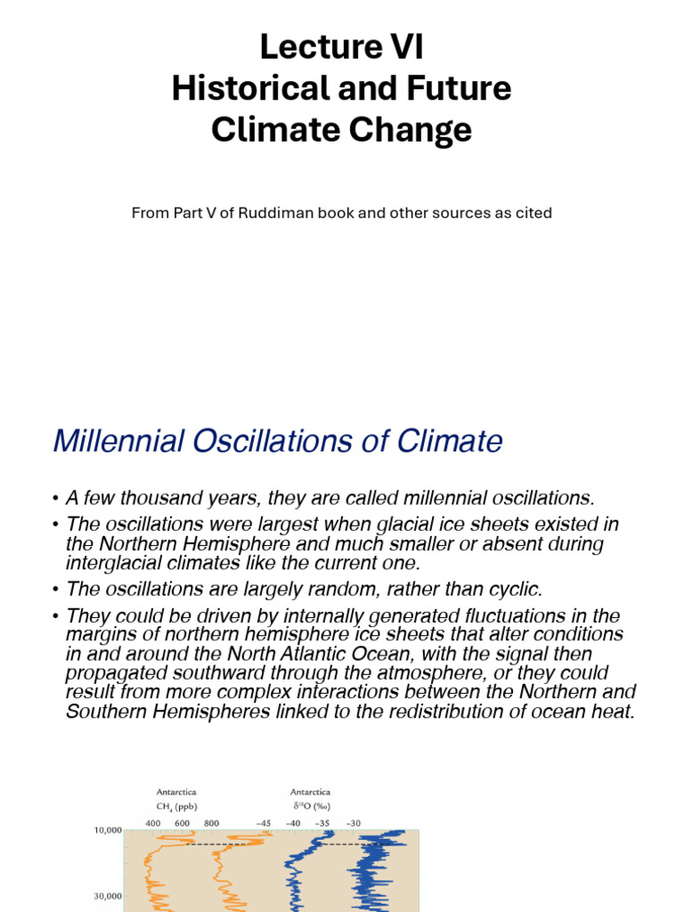 Climate Change: Past and Future Trends | PDF | Climate | Holocene