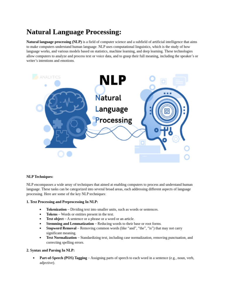 Natural Language Processing | PDF | Parsing | Statistical Classification