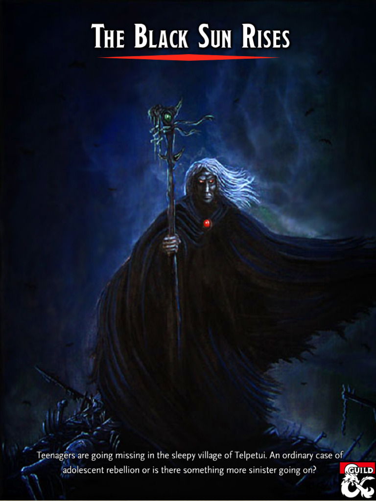 D&D One-Shot: The Black Sun Rises | PDF | Wizards Of The Coast ...