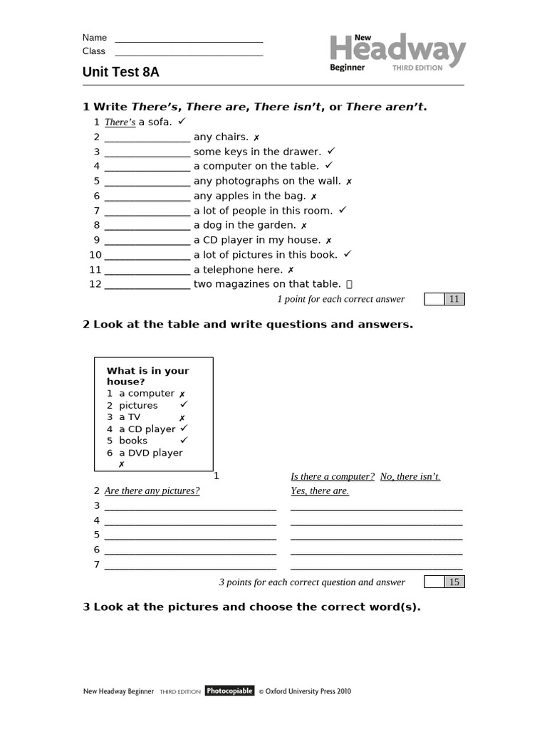 HW Beg TRD Unit Test 8a | PDF | Room | Interior Design