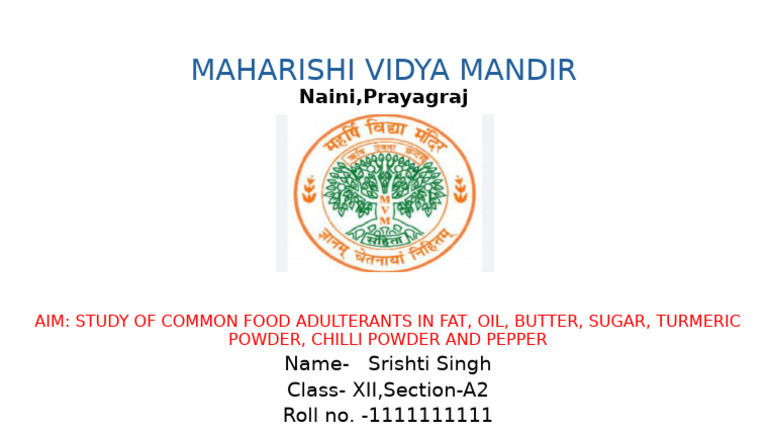 Maharishi Vidya Mandir | PDF