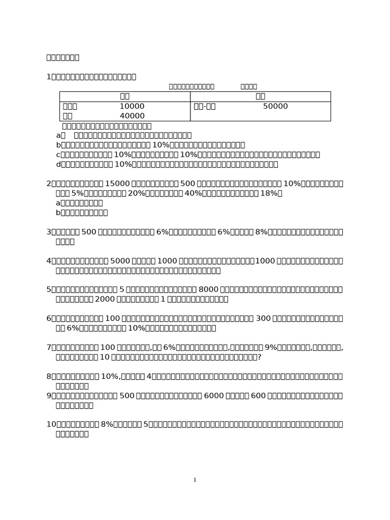 货币供给计算题作业| PDF