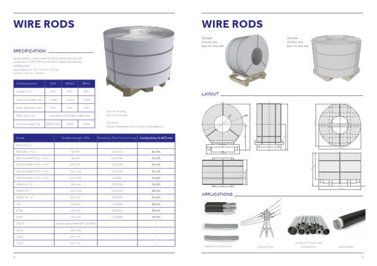 Wire Rod Specifications and Applications | PDF | Wire | Electricity