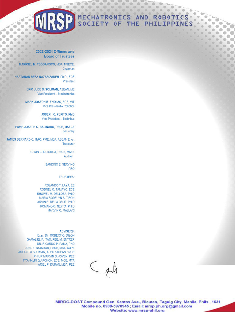 MRSP Robotics Kit Workshop Invitation | PDF | Computing | Engineering