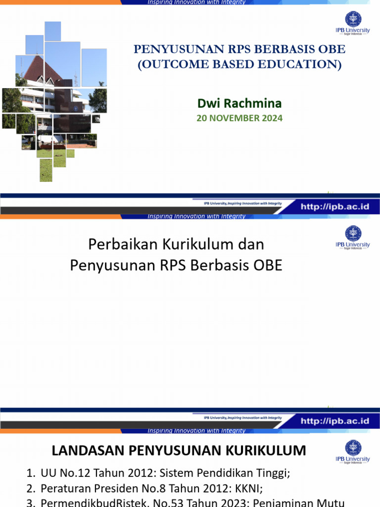 Workshop RPS Berbasis OBE di Pontianak | PDF