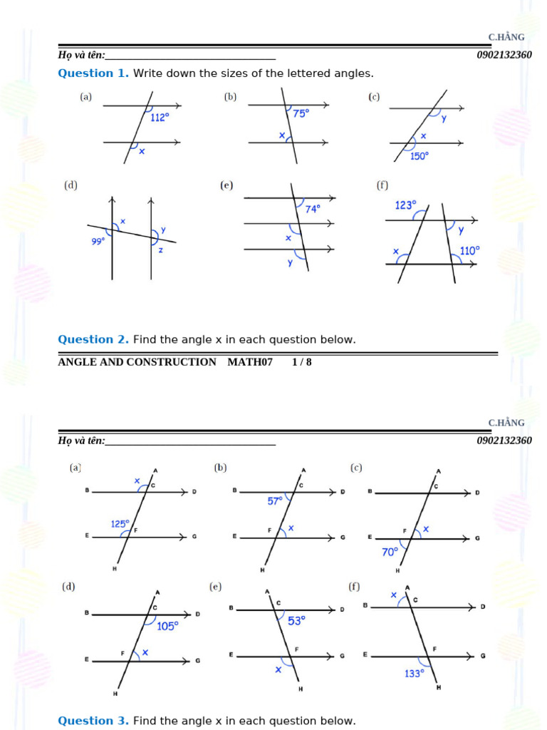 Worksheets 10 | PDF