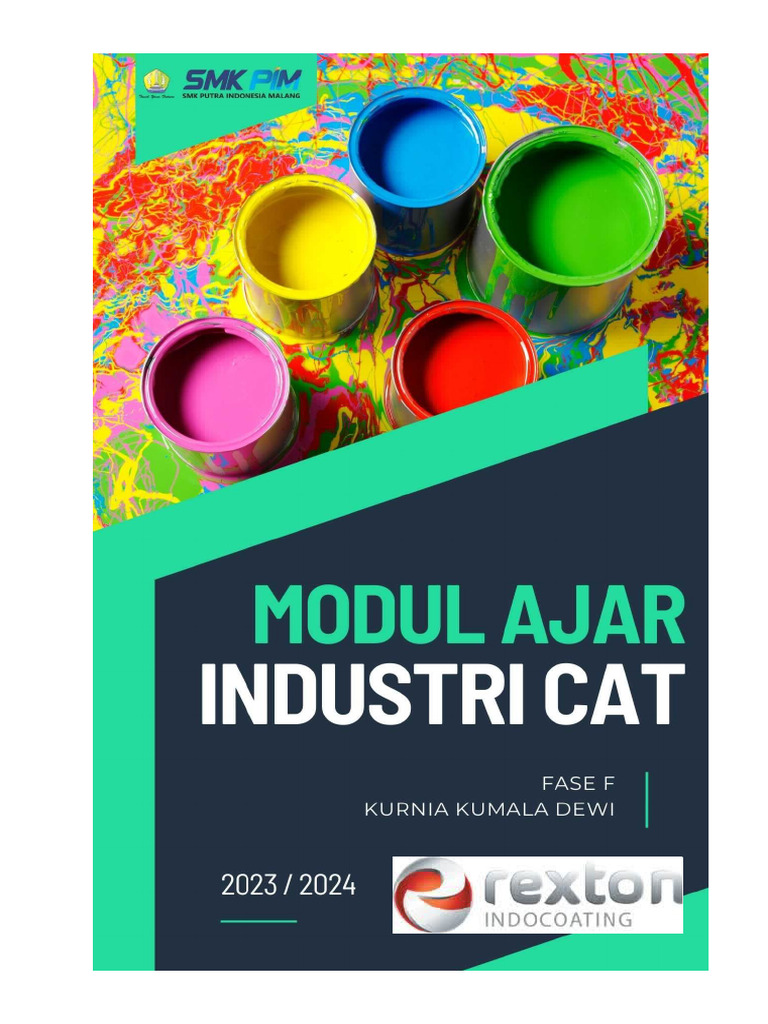 Modul Ajar Teknik Kimia Industri Cat | PDF