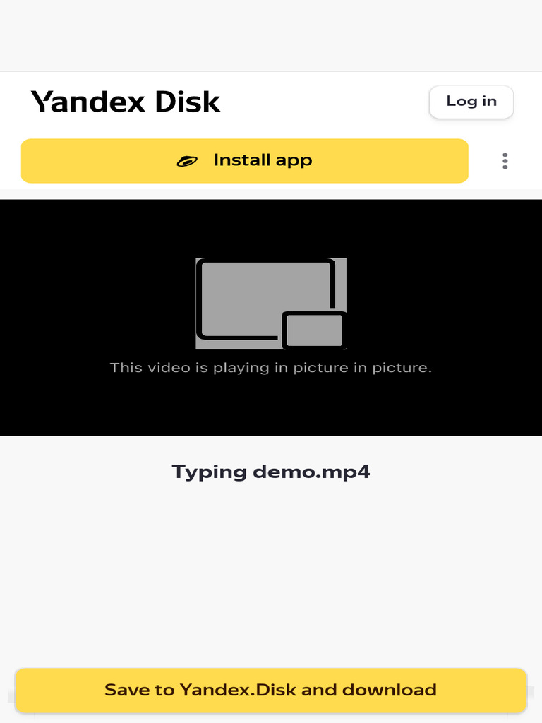 Typing Demo.mp4 — Yandex.disk | PDF