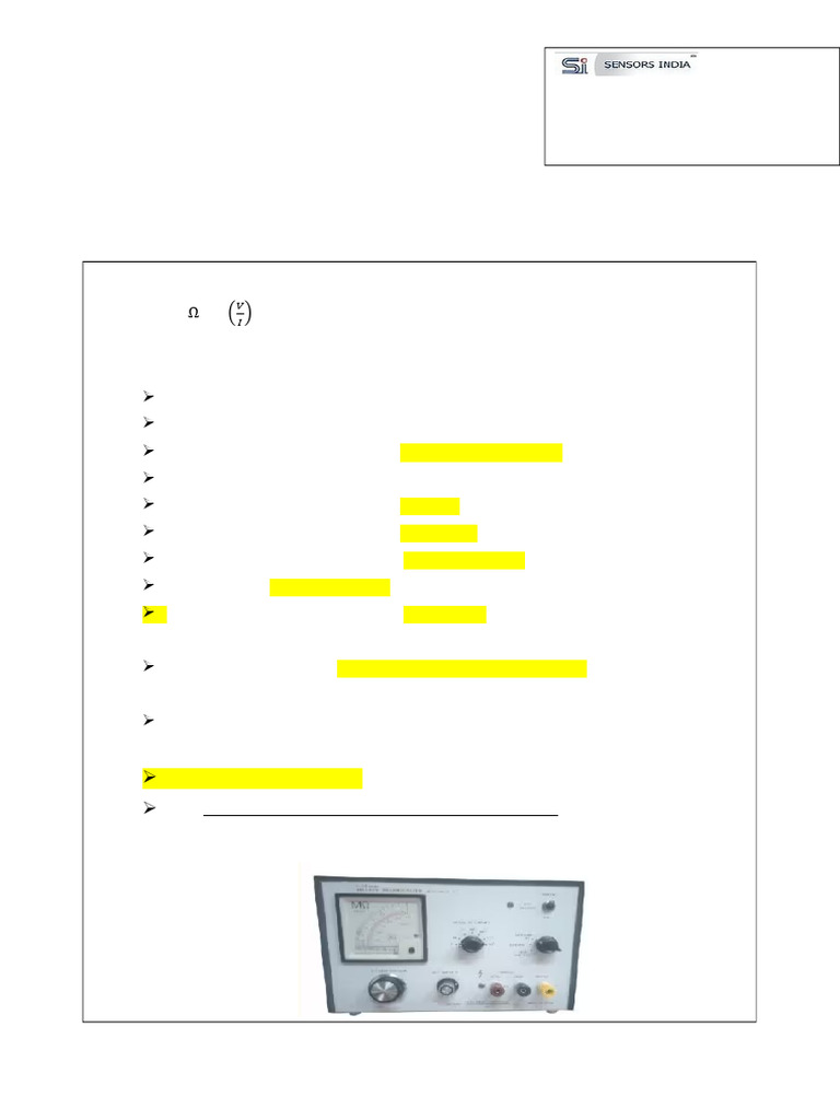 Insulation Resistance Measurement Guide | PDF