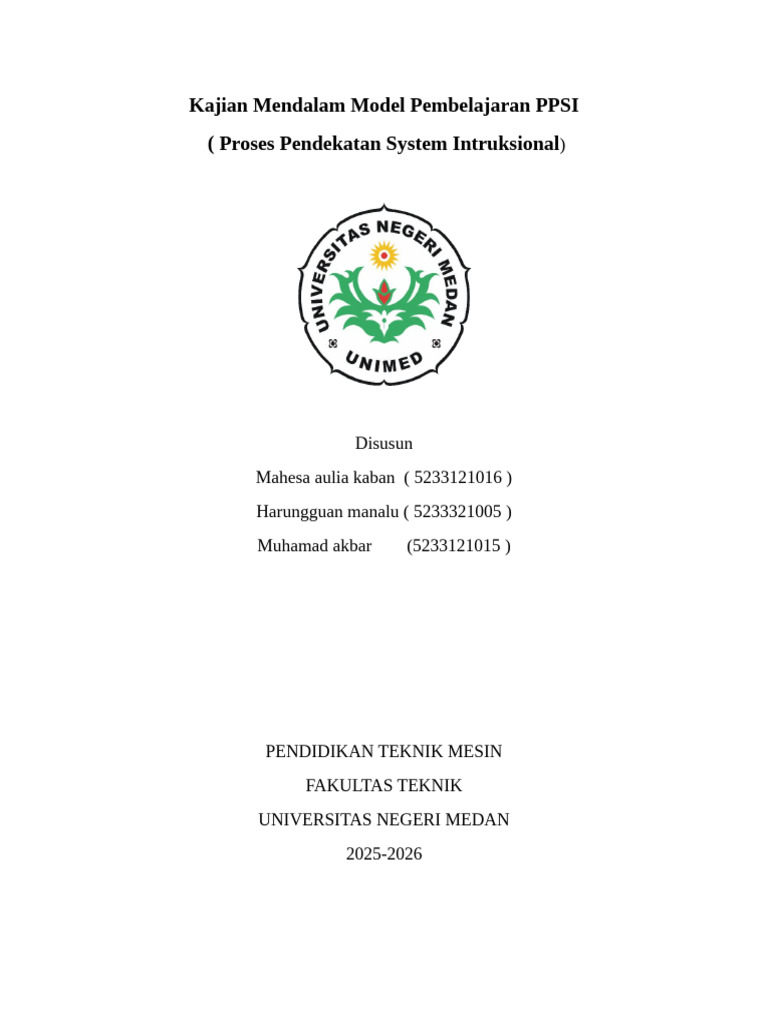 Model Pembelajaran PPSI: Efektivitas dan Struktur | PDF