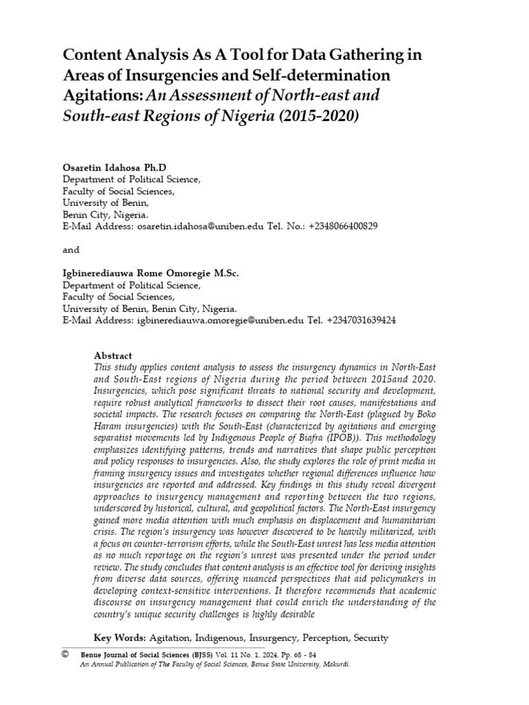 Content_Analysis_As_A_Tool_for_Data_Gath | PDF | Methodology | Analysis