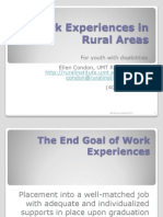 Work Experiences Rural Final