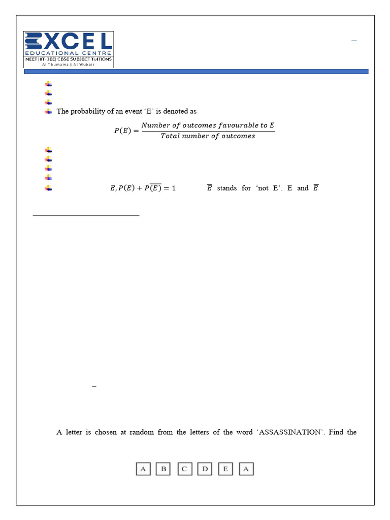 15.Probability 114807 | PDF | Probability | Experiment